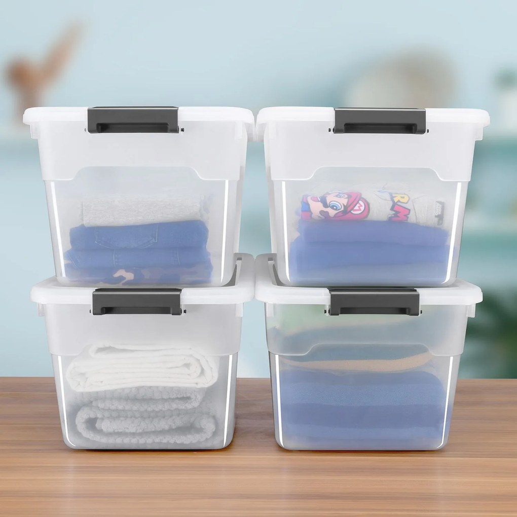 Cutie de depozitare - 30L - set de 4