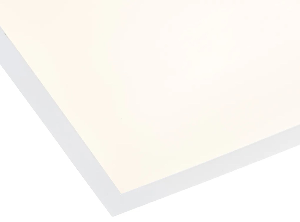 Panou LED încastrat alb dreptunghiular, incl. LED 3000K - 6500K cu comutator DIP - Seagal