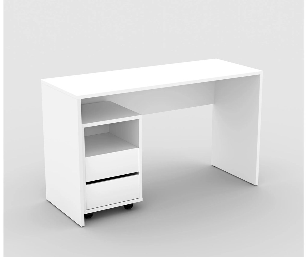 Masă PC cu container Agave Typ 03 (alb). 1108240