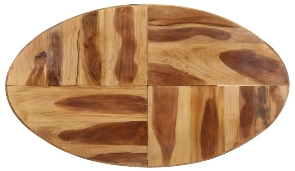 Masa de bucatarie, 140x80x75 cm, lemn acacia, finisaj sheesham 1, 140 x 80 x 75 cm, lemn masiv de acacia