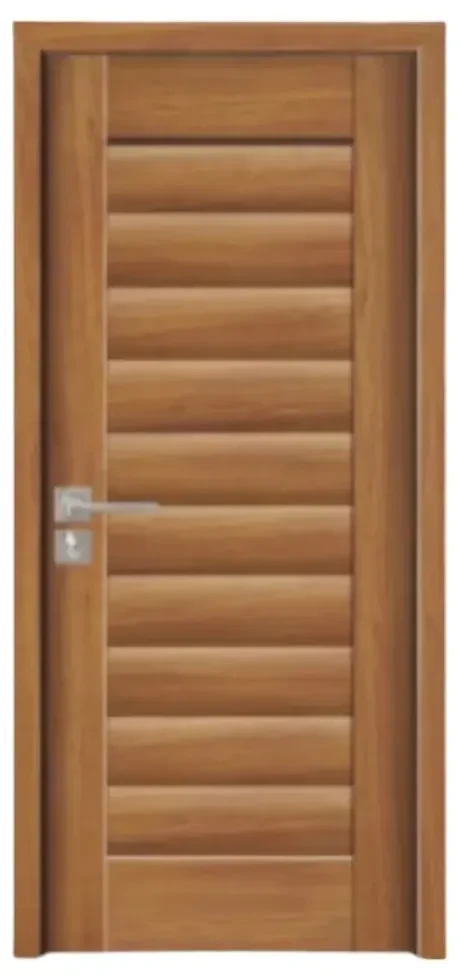 Usa Interior din MDF Novo Doors ND01 LUX PREMIUM, Cadru din Lemn Masiv, KIT COMPLET, Toc Reglabil de 10 CM INCLUS, Plinta pe Ambele Parti (Culoare: