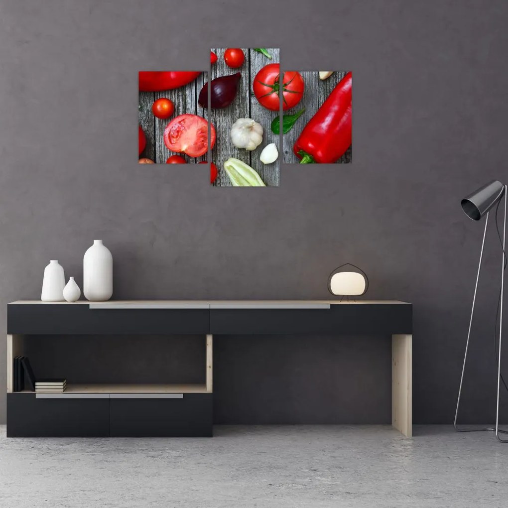 Tablou cu legume (90x60 cm)