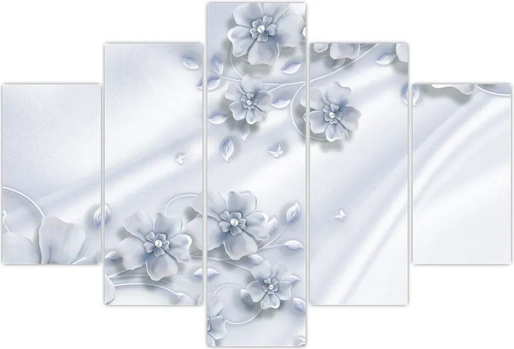 Tablou - Design flori (150x105 cm)