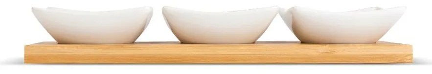 Lamart LT9217 Set de 4 boluri de servire Bamboo,26 x 8 cm