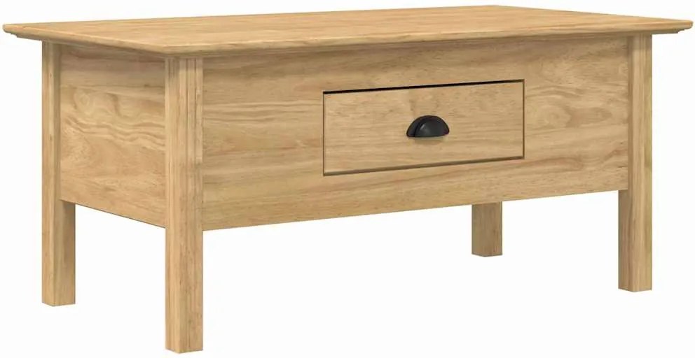 vidaXL Masă de cafea BODO Maro miere 100 x 55 x 45,8 cm Lemn compozit