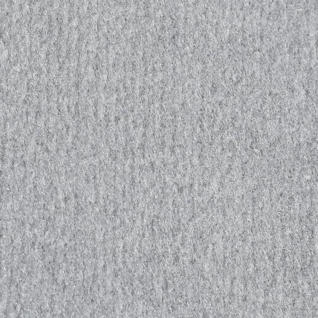 Covor traversa, gri cu motiv, 80x500 cm, BCF grey with motif, 80 x 500 cm