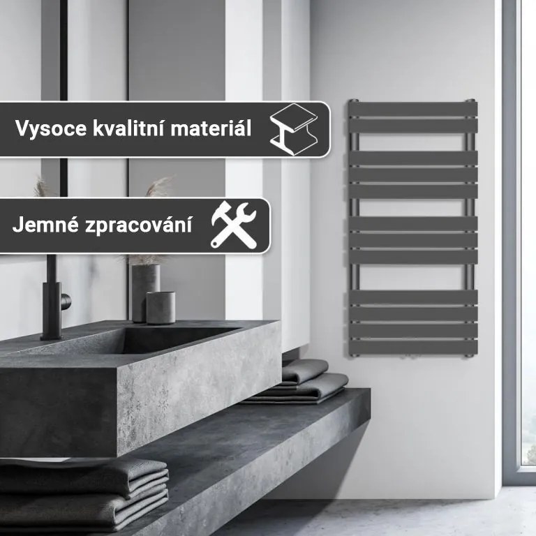 AQUAMARIN Radiator vertical pentru baie, 1200 x 600 mm