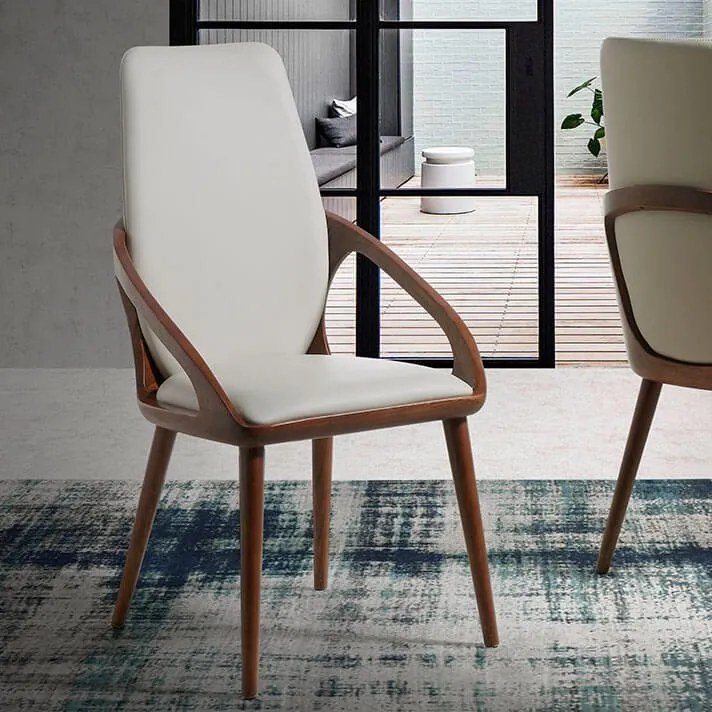 Scaun tapitat design italian Nogal AC 4066-CH17019