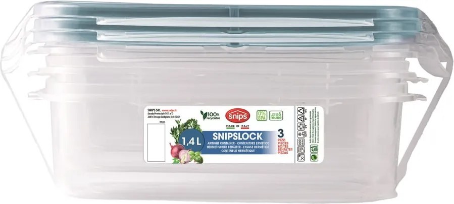 Caserole pentru alimente 3 buc. Snipslock – Snips