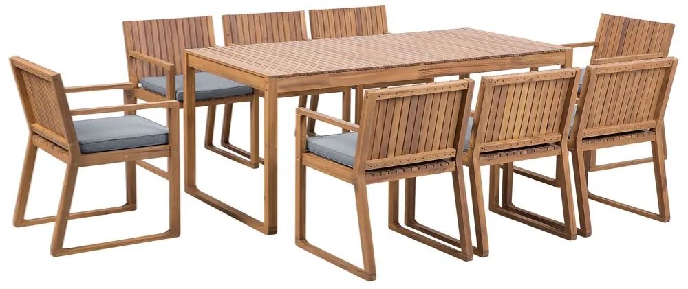 Set de masă pentru grădină Sasan (gri deschis). 1011771