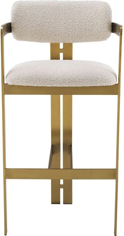 Scaun bar design LUX Donato, boucle crem 115048 HZ