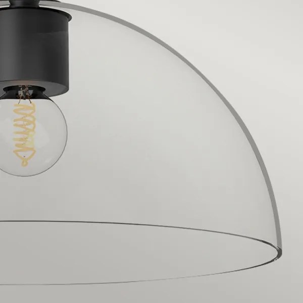 Alora Mood ALM-JUDE-SF-MB-CL plafonieră JUDE, 1xE27/60W/230V, Ø30,5 cm, neagră