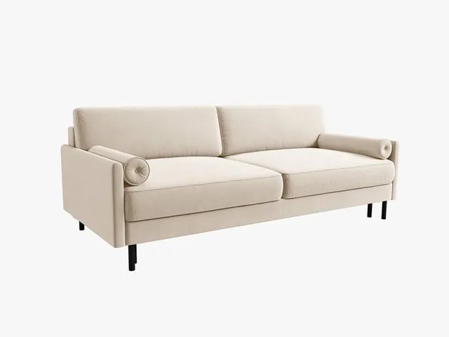 Canapea extensibila 3 locuri Scott catifea L212 cm