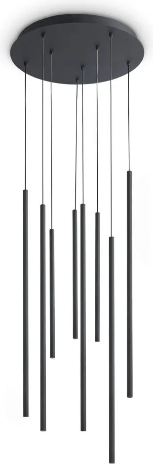 Lustra suspendata LOOK LED SP8 ROUND DROP D16 ON-OFF NE 3000K