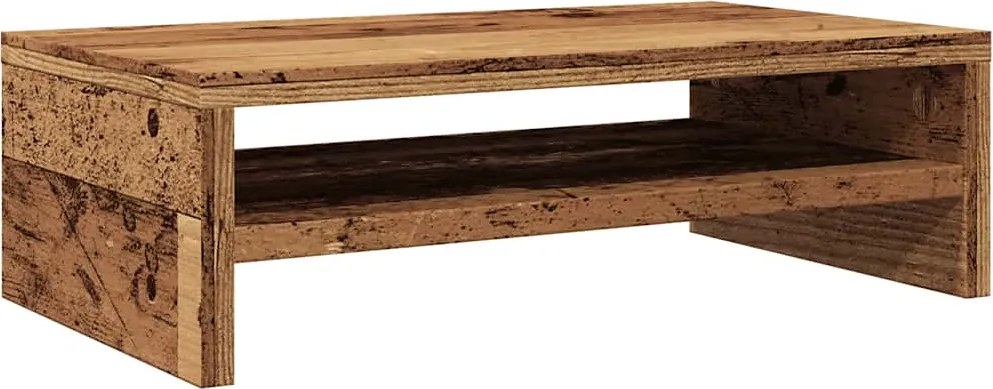 vidaXL Suport pentru monitor Lemn vechi 42x24x13 cm Lemn prelucrat