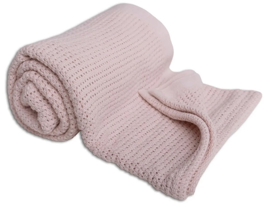 Babymatex Pătură pentru copii Lili pudră, 75 x 100 cm