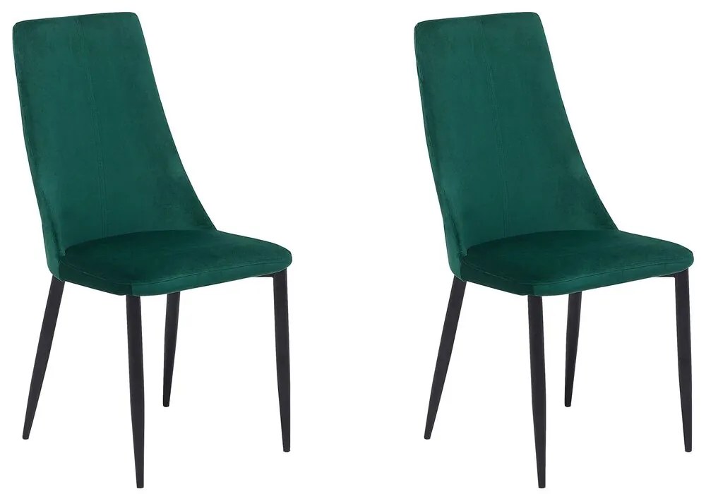 Set 2 buc. scaune pentru sufragerie Clenot (smaragd). 1009930