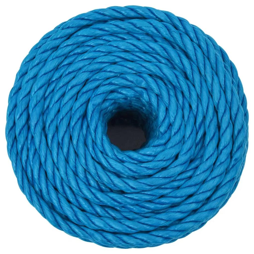 Franghie de lucru, albastru, 14 mm, 50 m, polipropilena 1, Albastru, 50 m, 14 mm