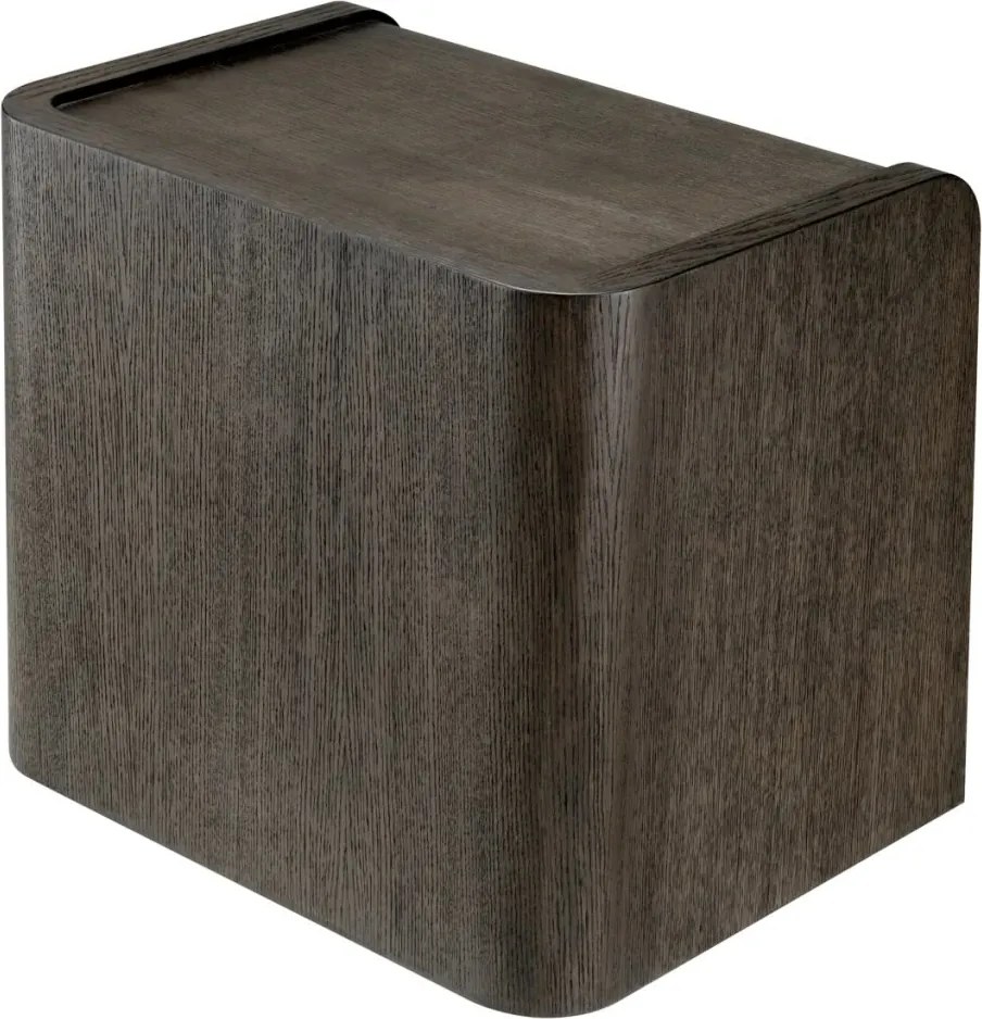 Noptiera design LUX, Furnir de stejar Mocha, Joane