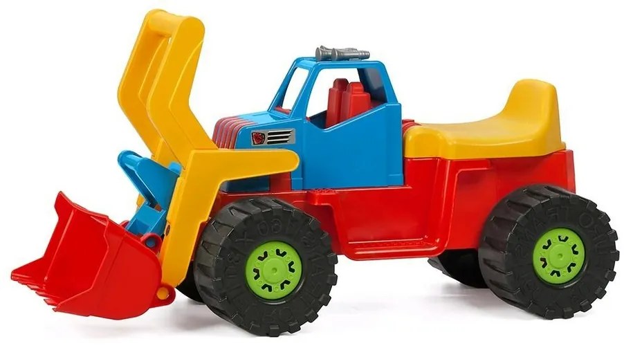 Bayo Excavator încărcător pentru copii, 74 cm,verde