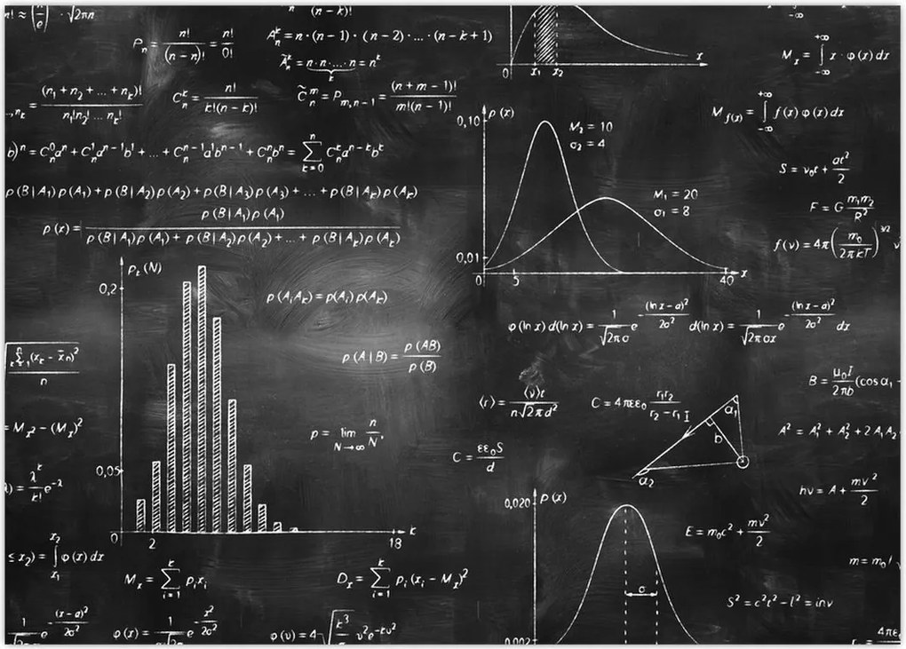 Tablou - Dragoste de numere (70x50 cm)