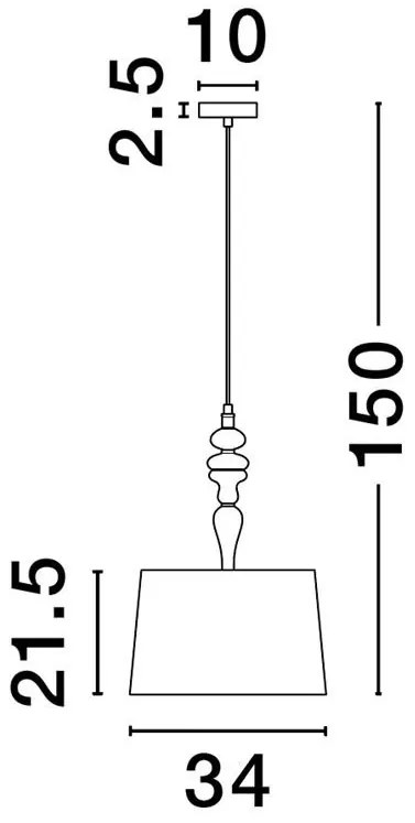 Lustra design modern KALLISTO