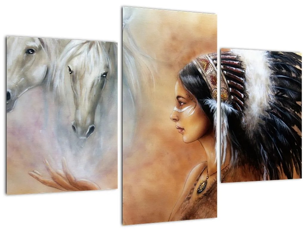 Tablou - Farmecele indienilor (90x60 cm)