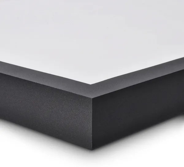 Plafonieră LED pentru baie FRAME LED/50W/230V 60x60 cm IP44 negru Brilagi