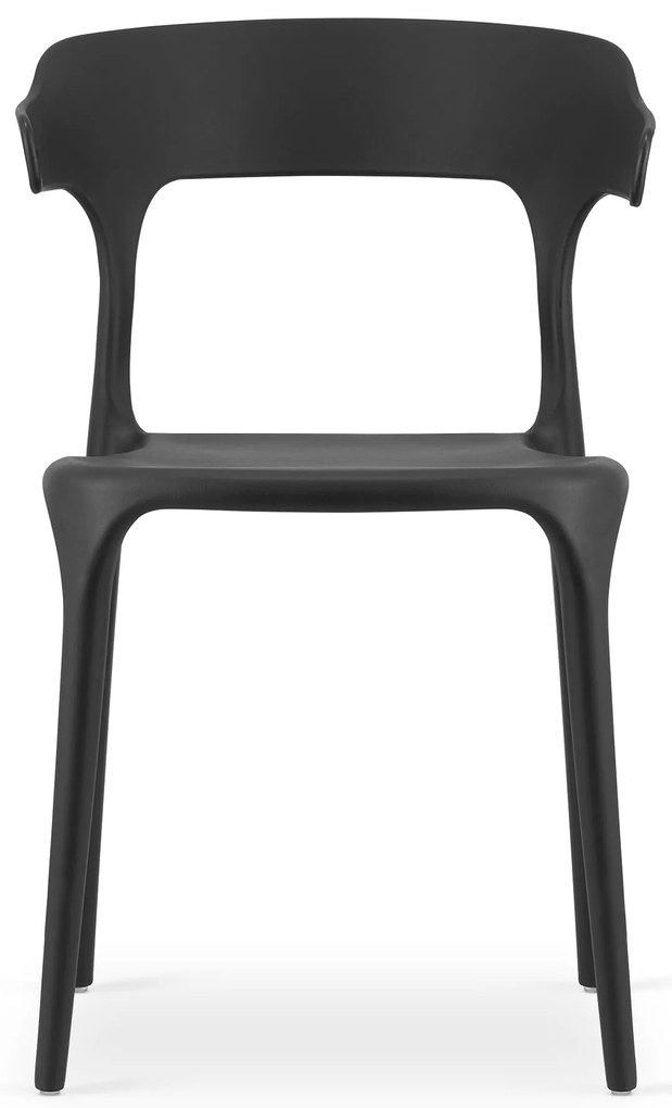 Scaun plastic negru ULME
