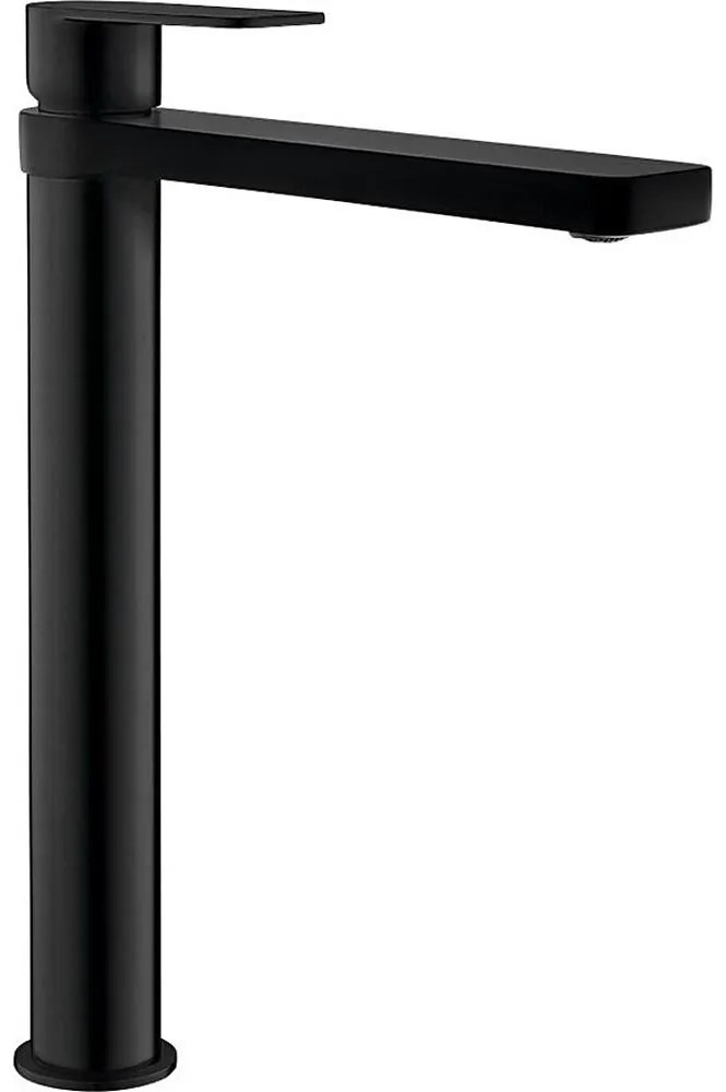 Baterie de lavoar Aqualine DAPHNE 29 cm negru mat