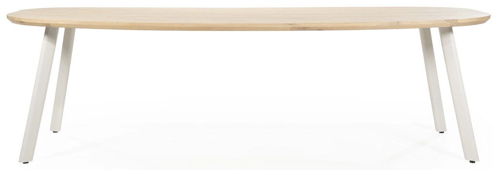 Masa de sufragerie Dion din lemn de stejar 260x110 cm