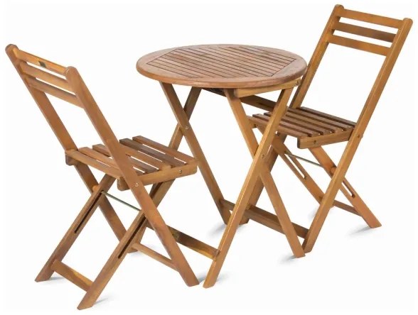 Set de balcon acacia Fieldmann