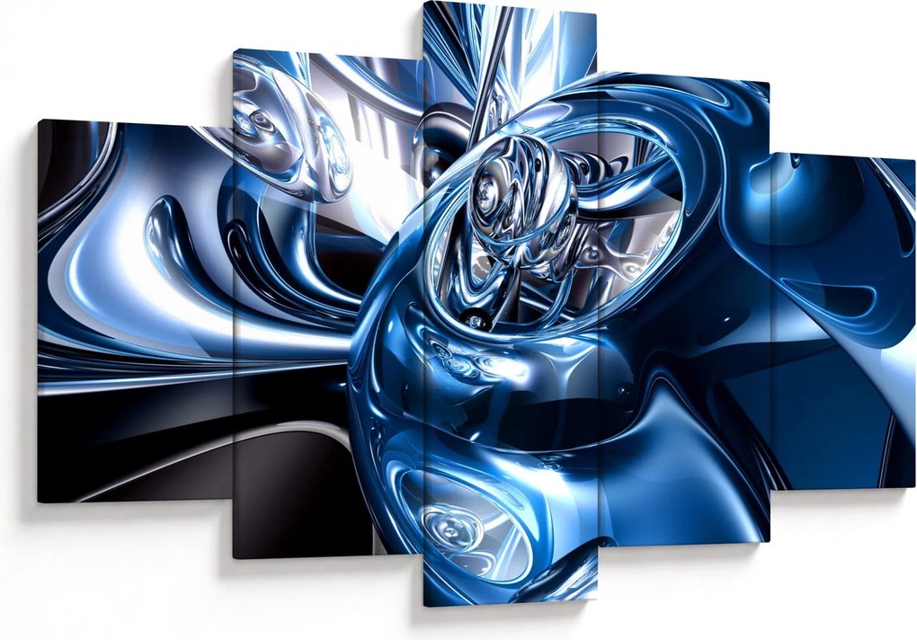 Tablou cu abstracție - cercuri (150x105 cm)