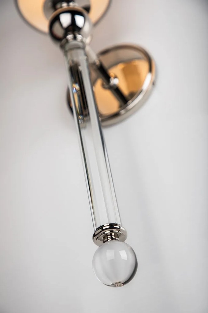 Aplica de perete design clasic GORDON nichel lucios