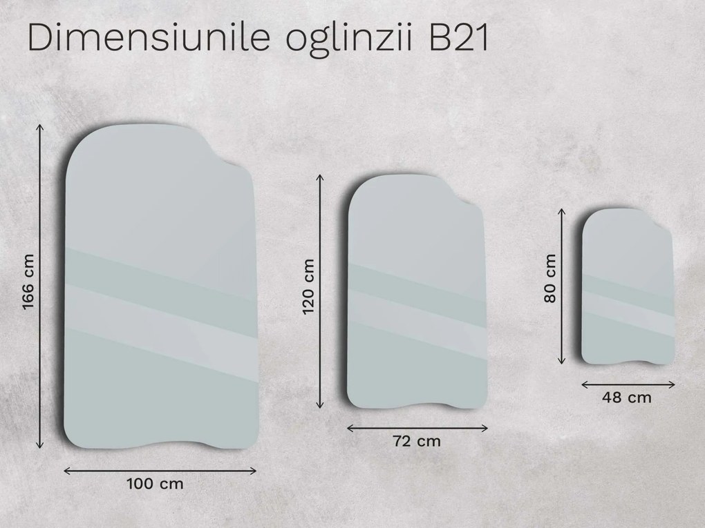 Oglindă Base B21 48×80
