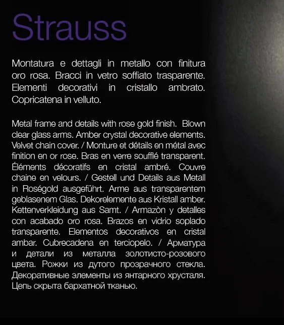 Candelabru elegant stil clasic cu 12 brate STRAUSS SP12 140612