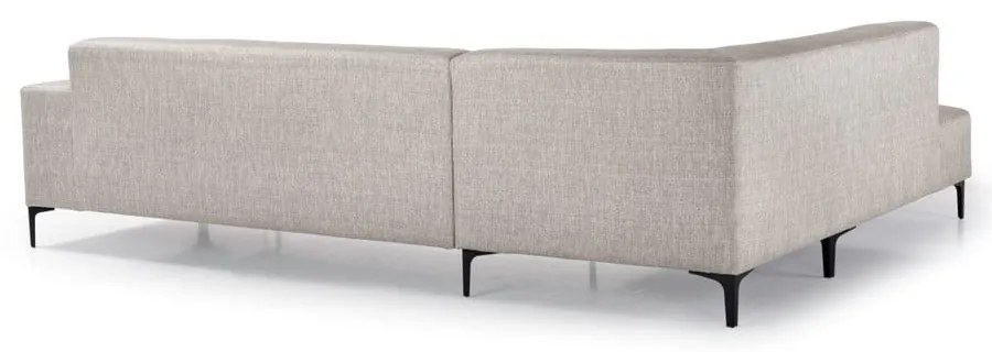 Colțar bej (cu șezlong pe partea stângă ) Diva - Scandic