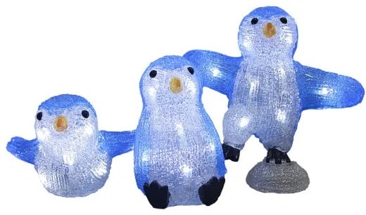 Deuba Pinguini de Craciun cu iluminare LED