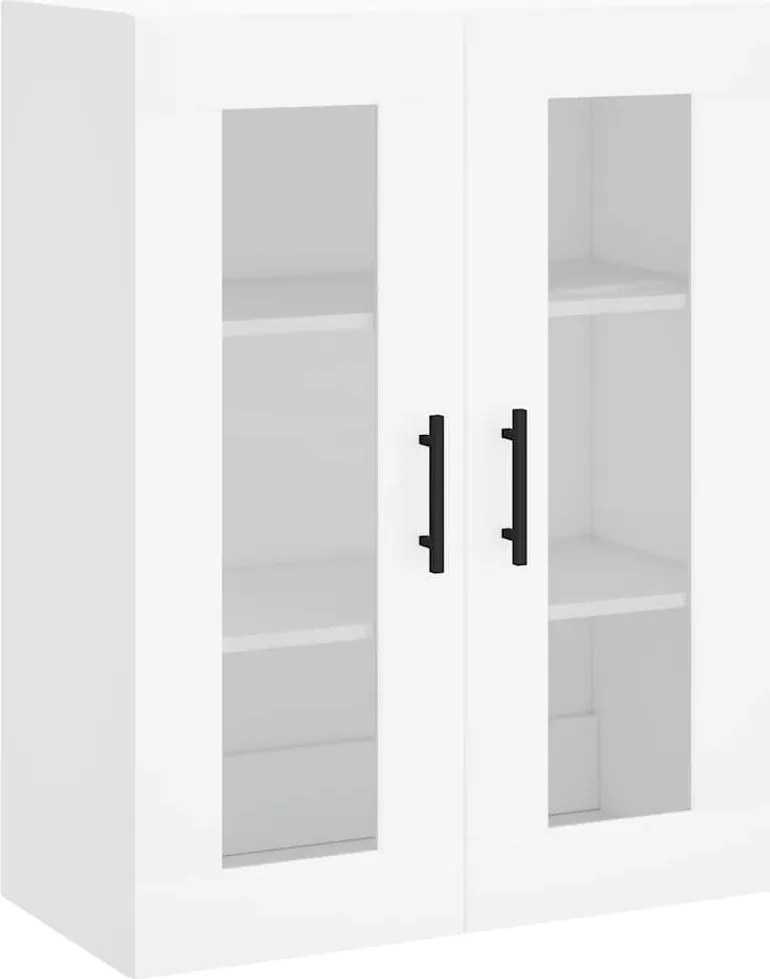 vidaXL Dulap cu montaj pe perete, alb, 69,5x34x90 cm