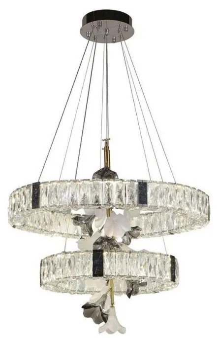 Lustră LED de cristal dimabilă pe cablu LED/70W/230V + telecomandă