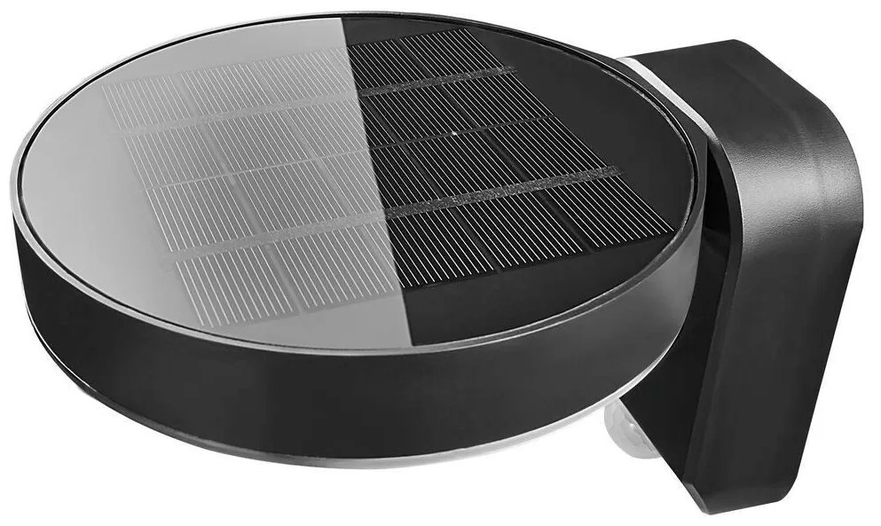 Aplica LED solara, cu senzor de miscare design modern, IP44 RICA ROUND 2118141003 NL