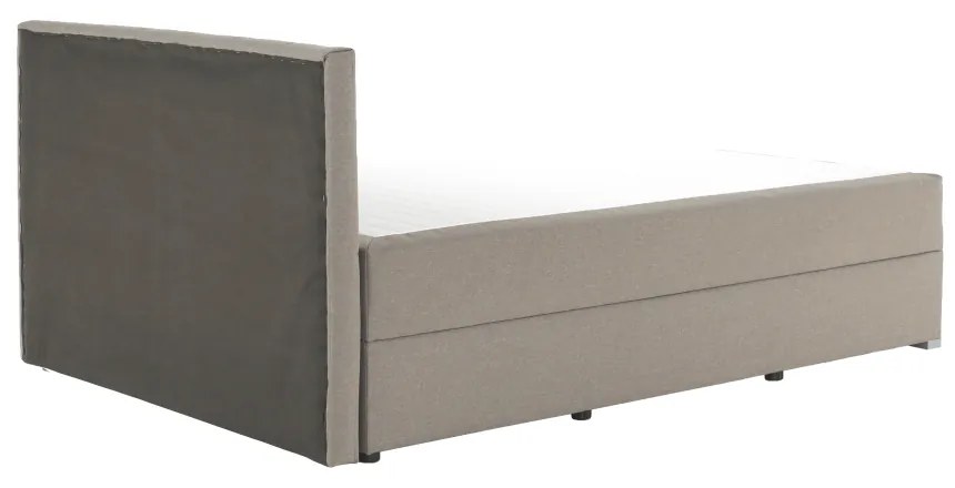 Pat tip BOXSPRING 120x200, taupe gri-maro, FERATA TV KOMFORT