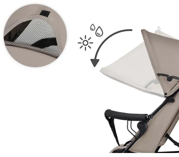 KINDERKRAFT TIK - Cărucior golf bej