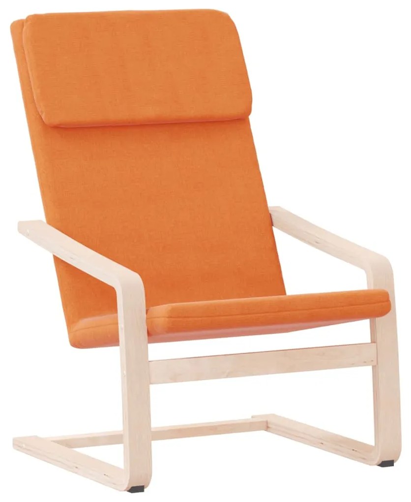 vidaXL Scaun de relaxare, galben închis, material textil