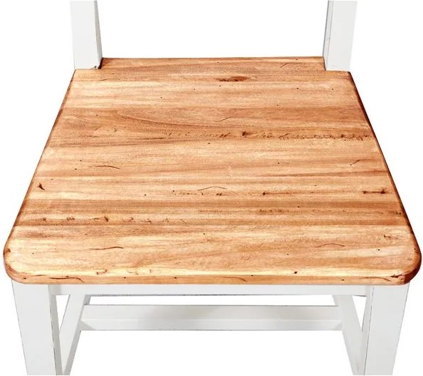 Scaun, L45 43 H92 cm, cu sezut din lemn masiv