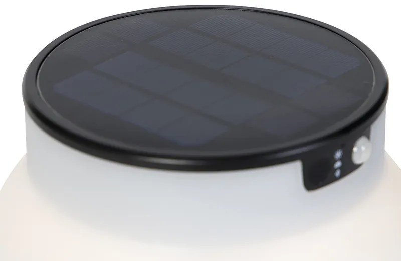Lampă de exterior pe suport negru cu LED inclus cu dimmer IP55 solar - Felice