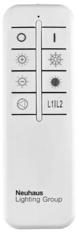 Plafonieră LED dimabilă ASMIN LED/42W/230V Leuchten Direkt 14712-55 + telecomandă