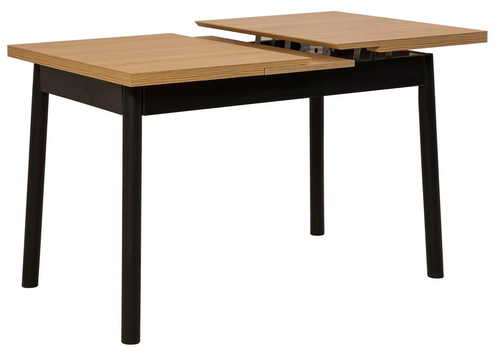 Set mobilier sufragerie Duvasa 21 (negru) (pentru 4 persoane). 1093791