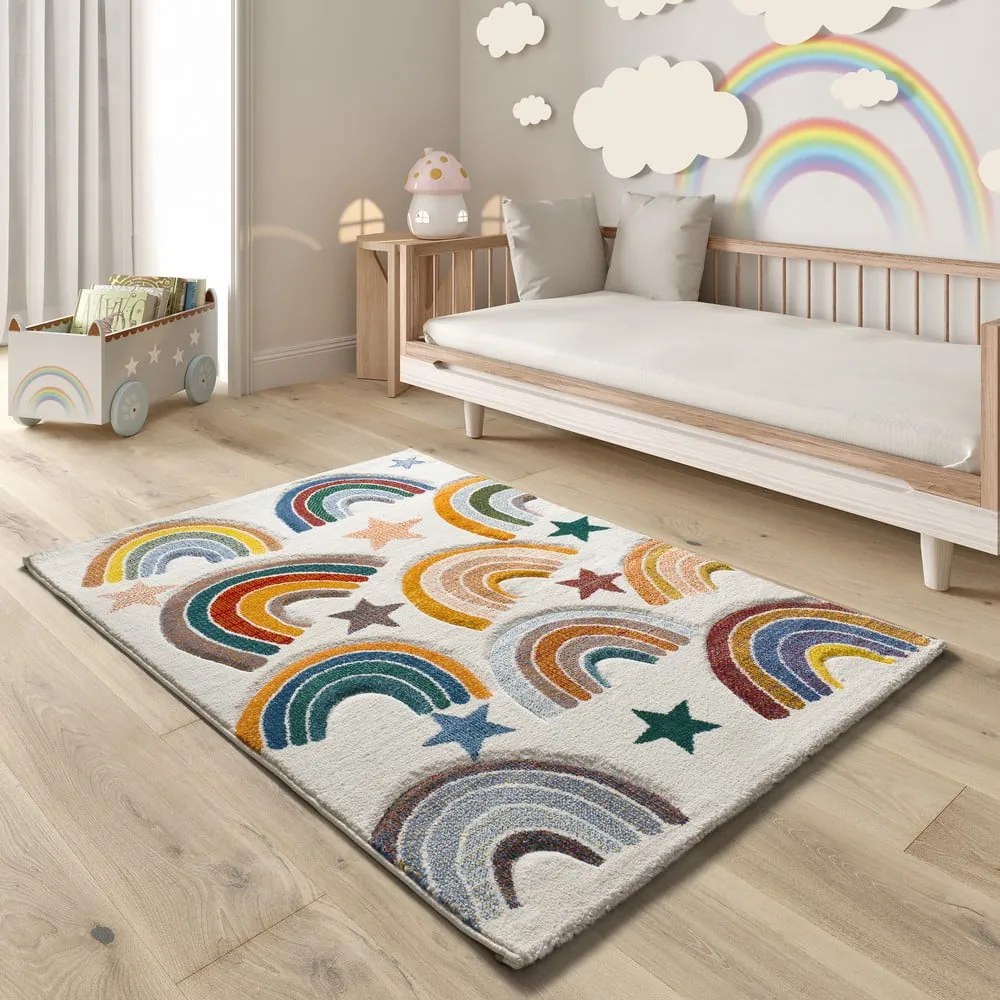 Covor pentru copii crem 120x170 cm Balloon – Universal
