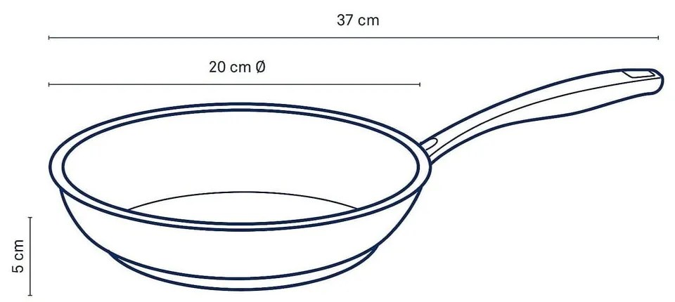 Tigaie pentru prăjit din inox Kela Flavoria, ø 20 cm